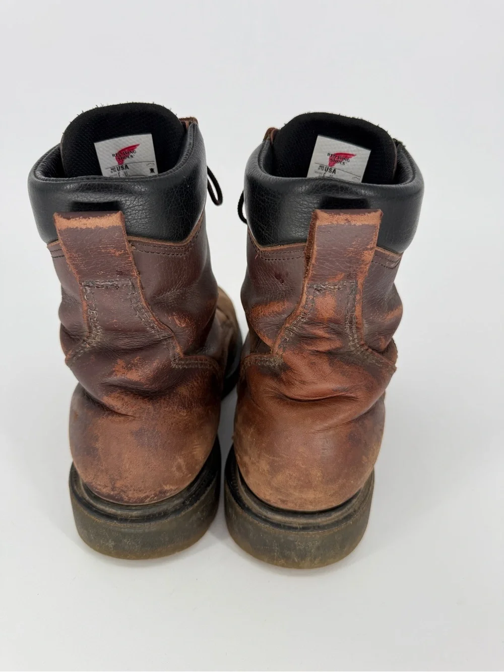 Red Wing Shoes Lace Up Work Boots Size 10